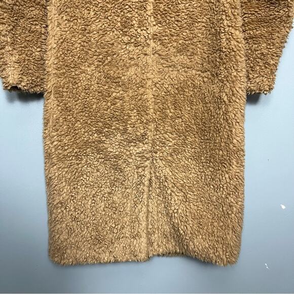 Patagonia Recycled High-Pile Fleece Long Teddy Coat Jacket Brown Tan Size Small - Picture 6 of 16